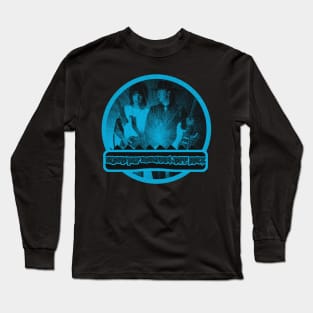 Best Stevie Ray V and jeff beck aesthetic turquoise blue color Long Sleeve T-Shirt